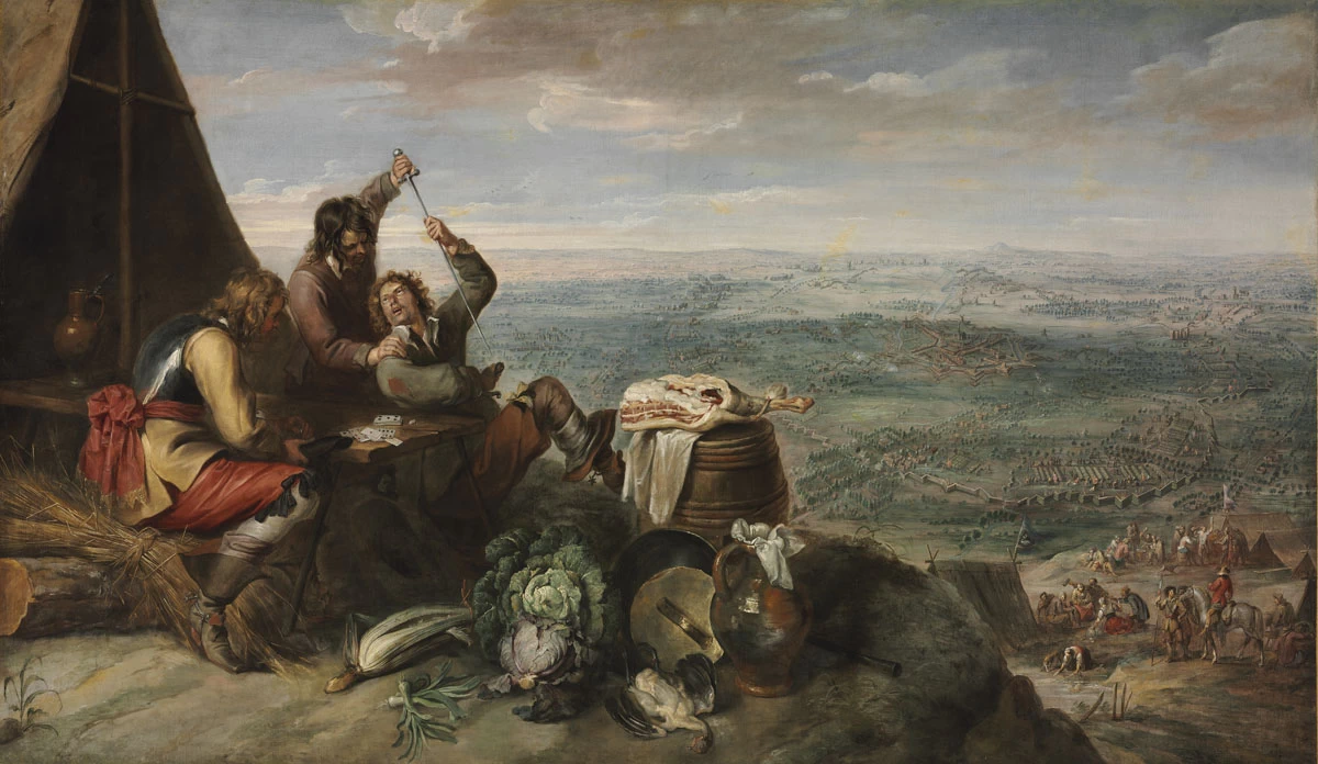 Peter Snayers e Robert van den Hoecke - Scena militare